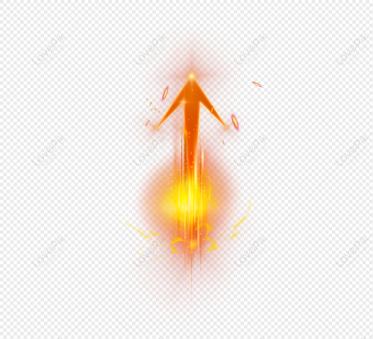 arrow of light graphic clipart