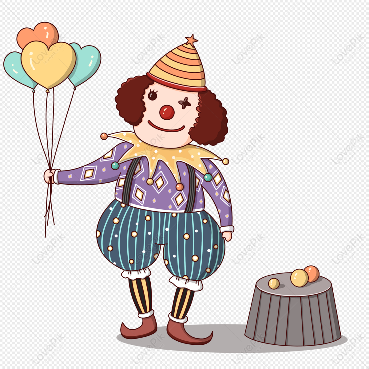 Clown Clipart Image Mga Larawan Ng Propesyon 1969