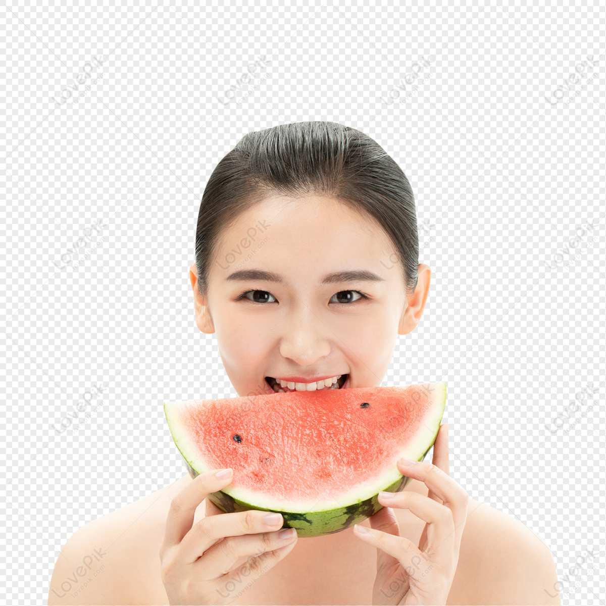 Woman Smashes Watermelon With Breast