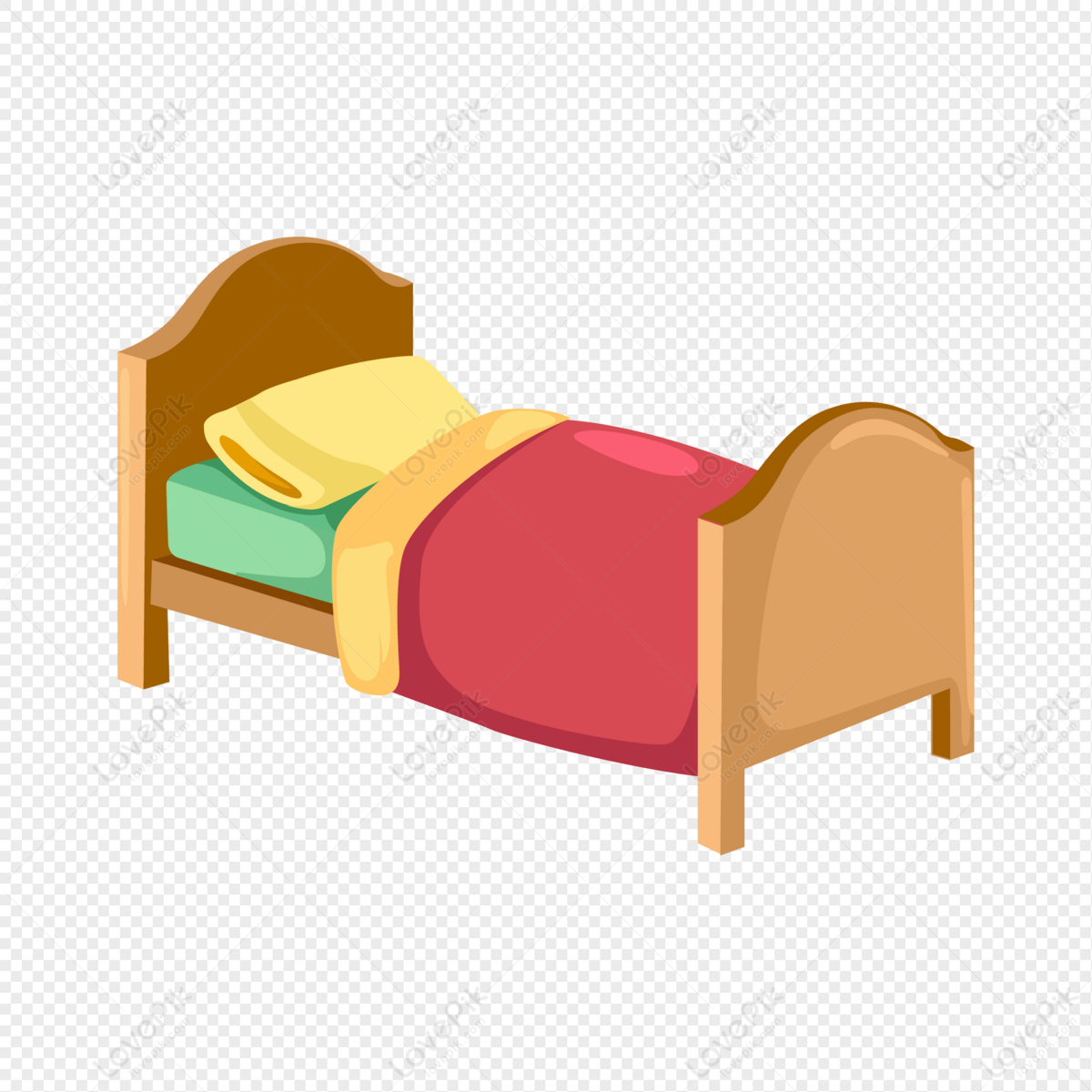 Bed, Bed, Solid Wood Bed, Home PNG Transparent Background And Clipart ...