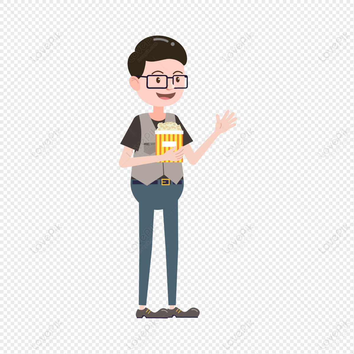 Boy Eating Popcorn PNG Image Free Download And Clipart Image For Free  Download - Lovepik | 401706511