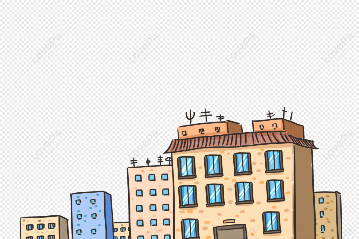 Cartoon Building Construction PNG Images With Transparent Background | Free  Download On Lovepik