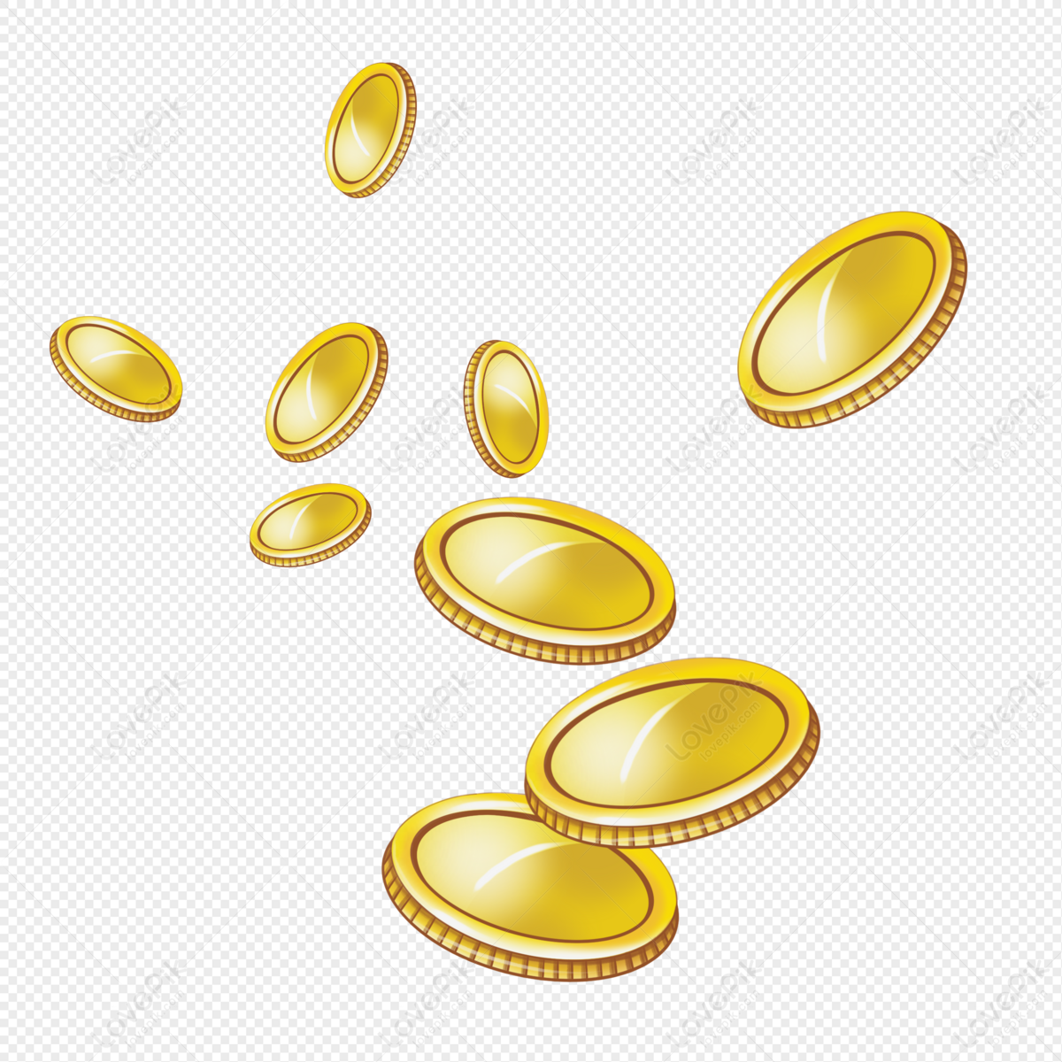 Cartoon Gold Coin Images, HD Pictures For Free Vectors Download -  