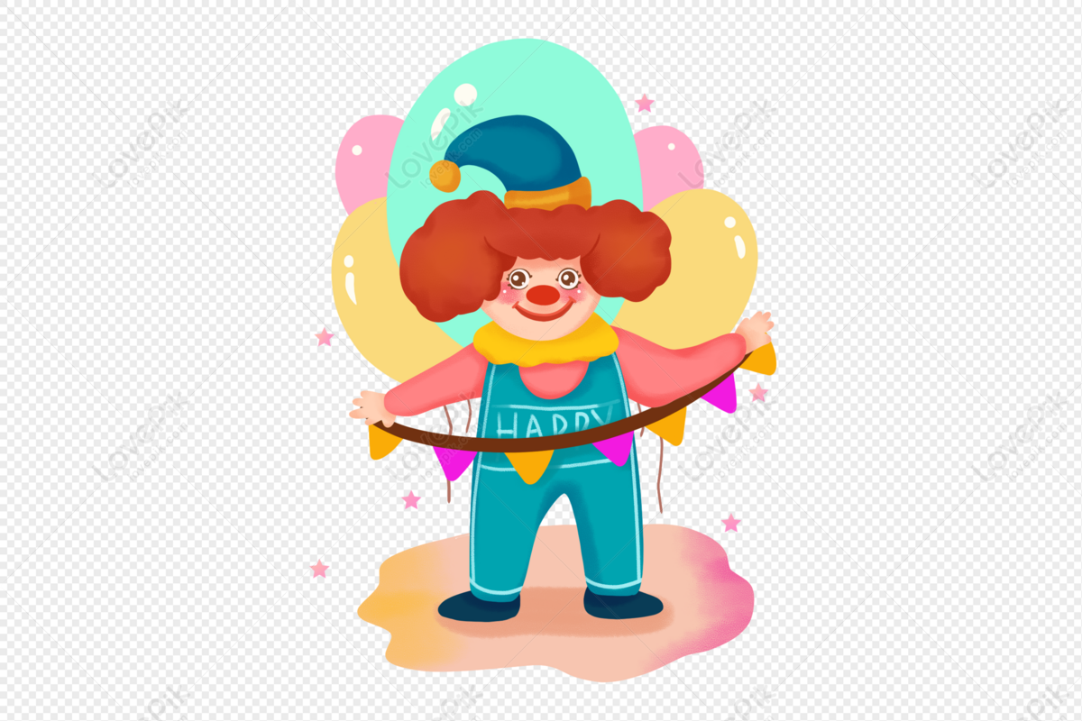 Clown On April Fools Show PNG Picture And Clipart Image For Free Download -  Lovepik | 401696235