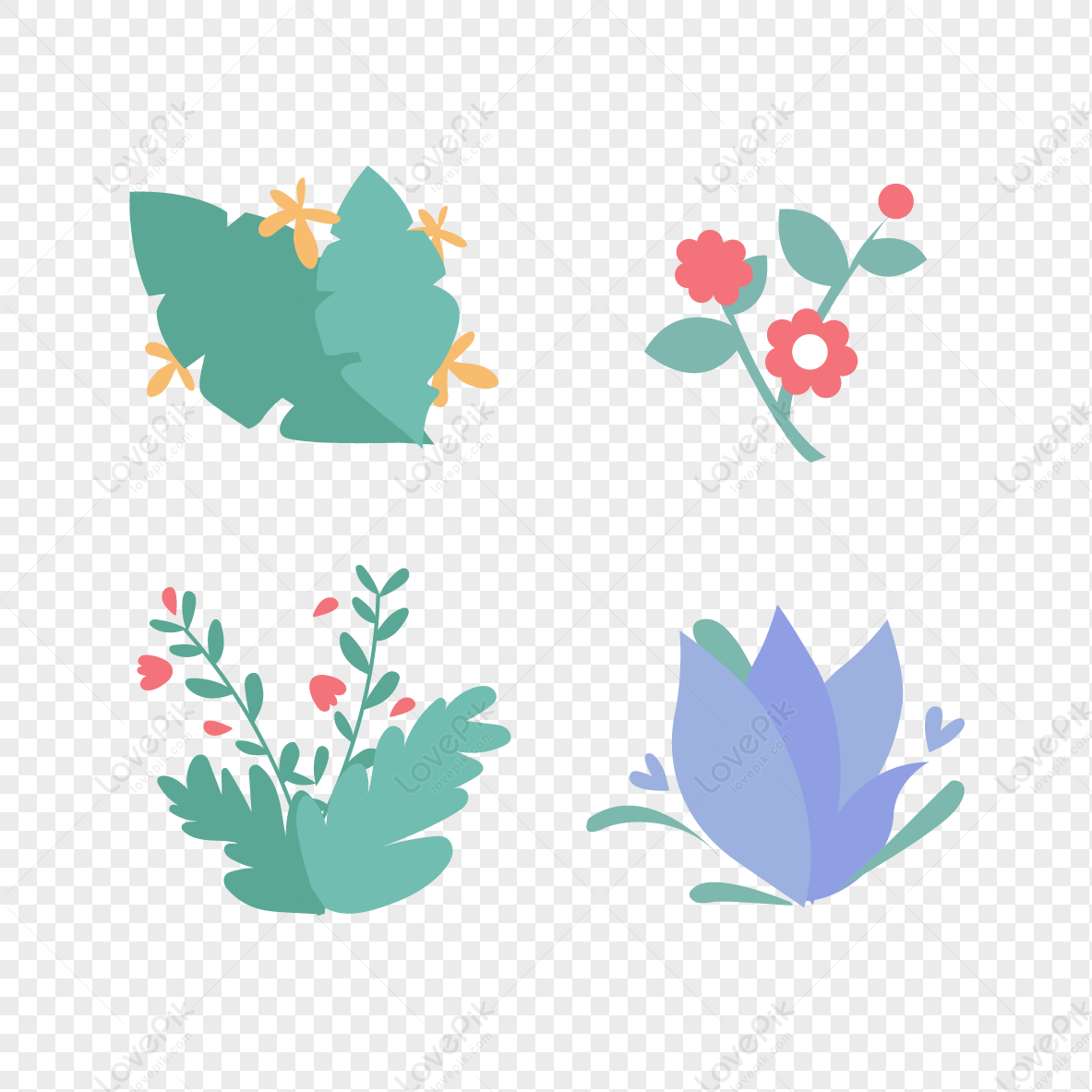 Flowers And Trees PNG Picture And Clipart Image For Free Download ...