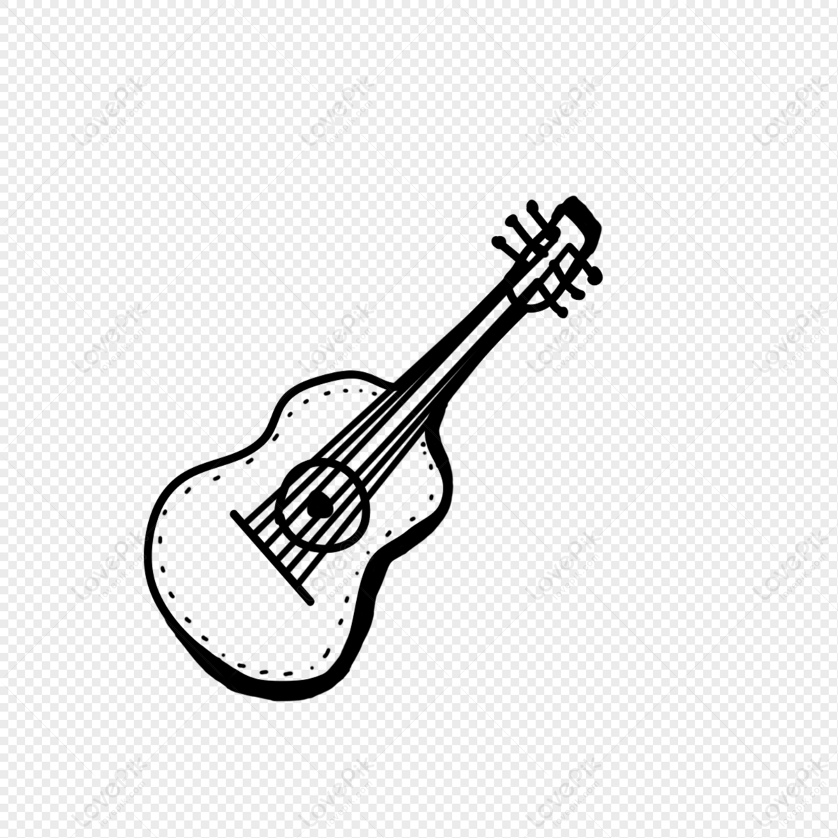 Broom guitar logo design graphic symbol icon Vector Image