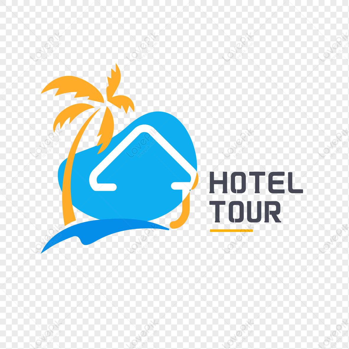Hotel travel logo, logo, simplicity, travel logo png image