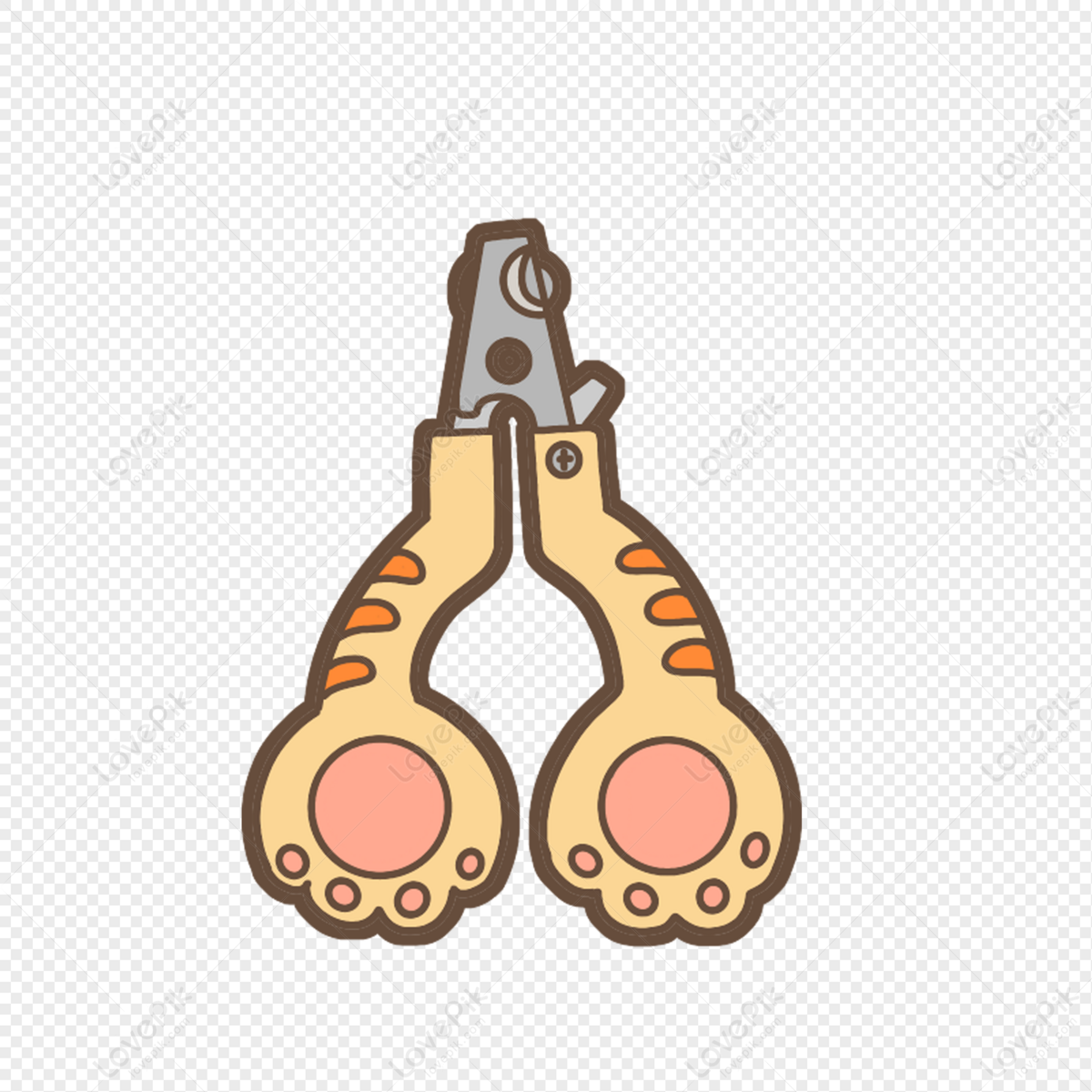 Vector Illustration Of Nail Clippers Trim Fingernails - Png Download  (#2044722) - PikPng