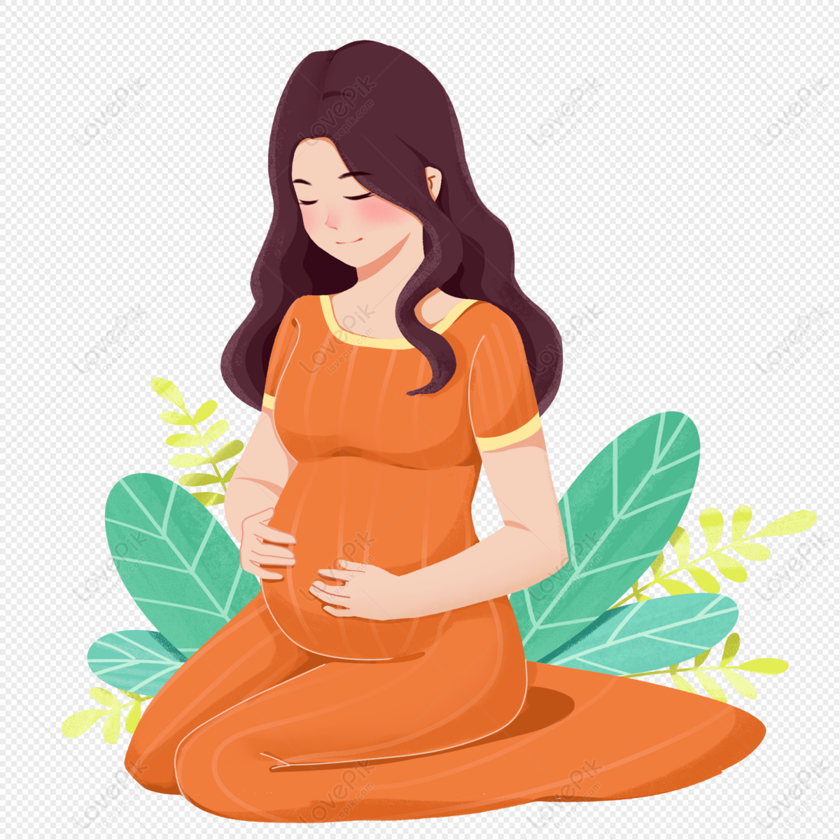 Pregnant Mother PNG Images With Transparent Background | Free Download On  Lovepik