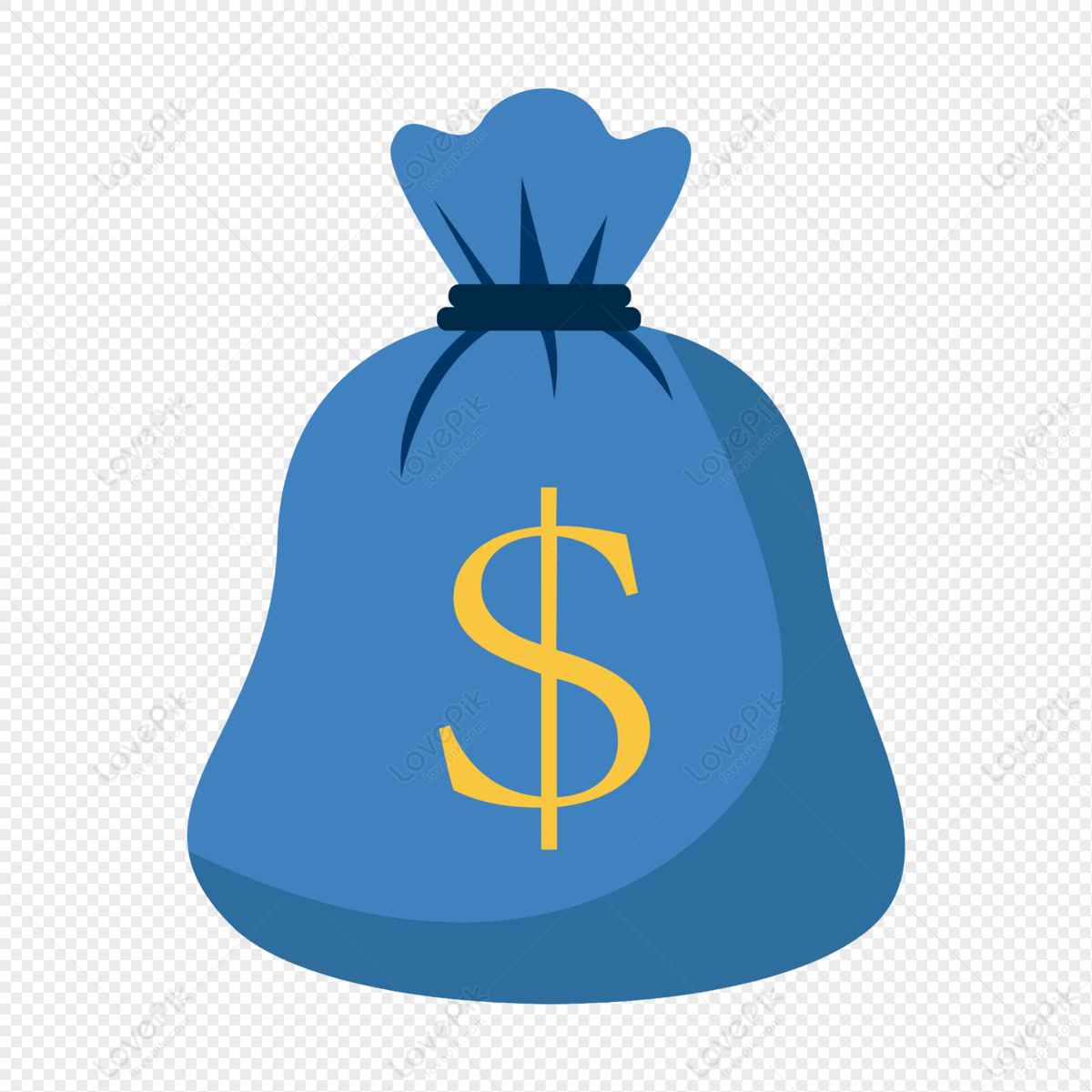 Money Bag Full of Coins. 15082211 PNG
