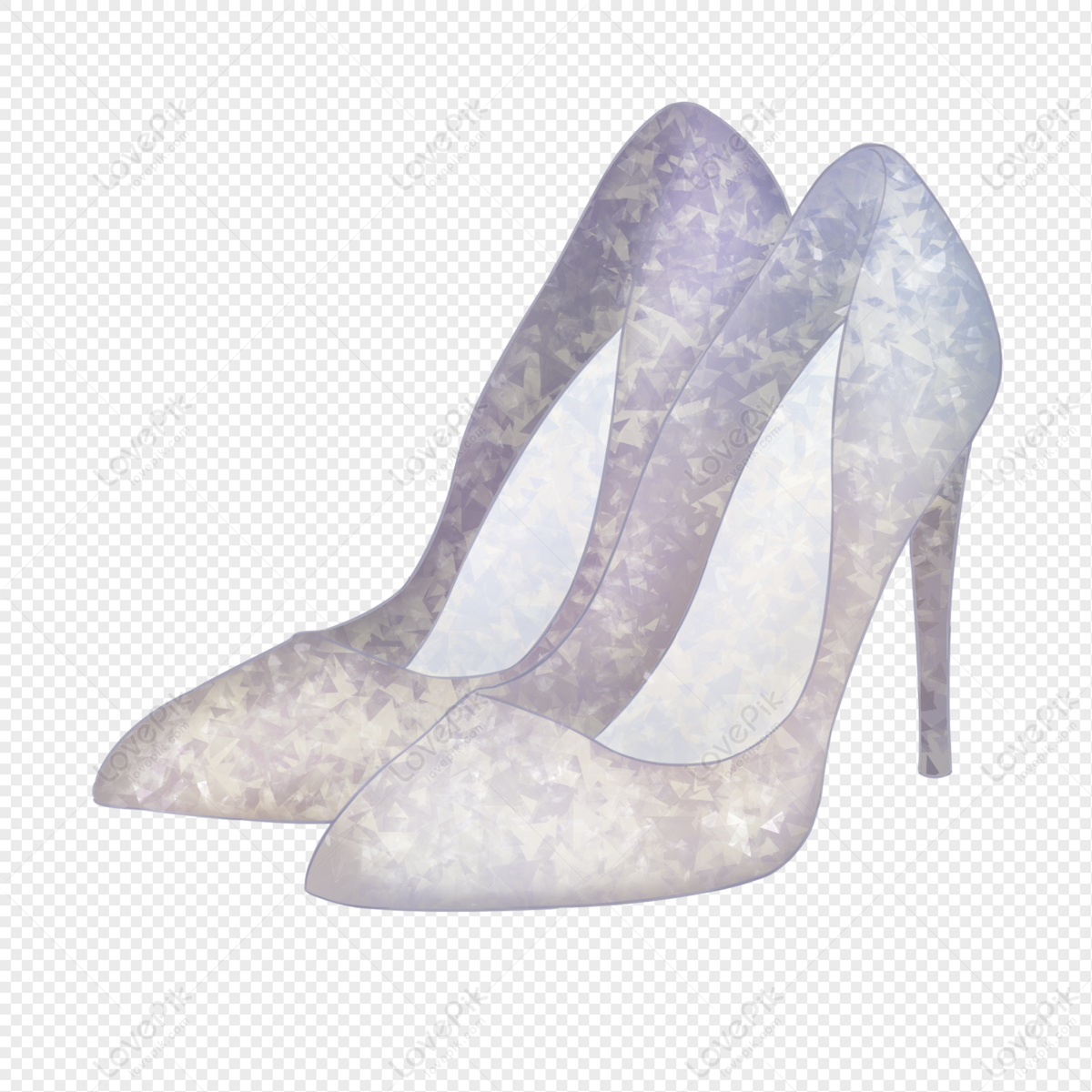 Zapatos Queen Crystal PNG Imágenes Gratis - Lovepik