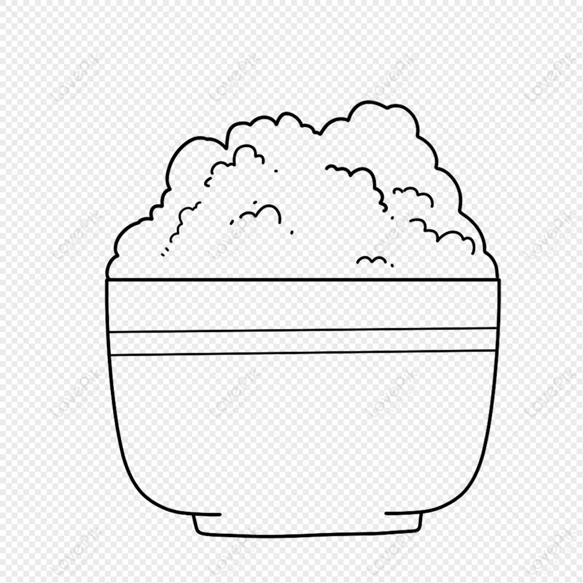 Rice Stick Drawing Line Drawing PNG Image Free Download And Clipart Image  For Free Download - Lovepik | 401691531