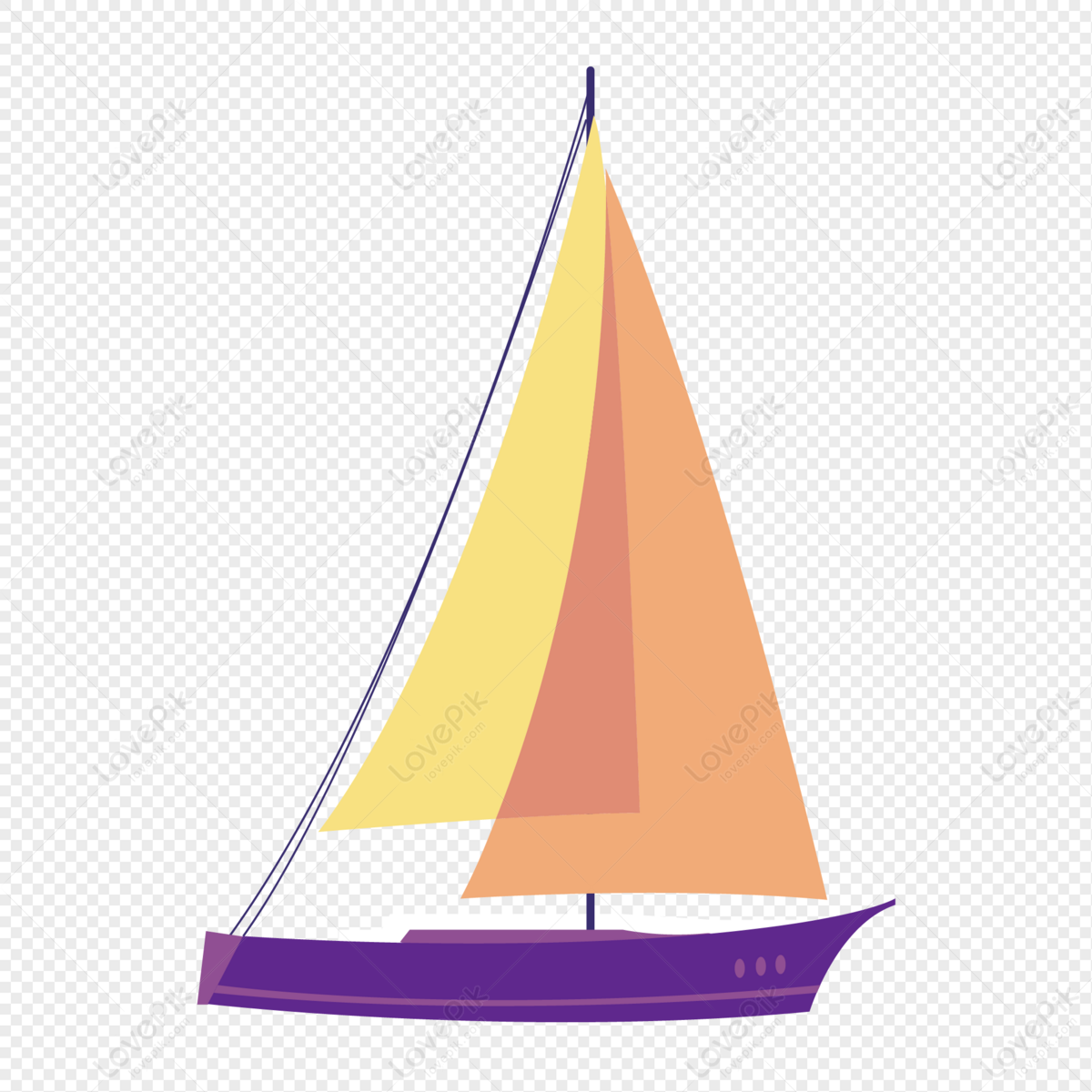 sailboat, watercraft, mini boats, boat material png image free download