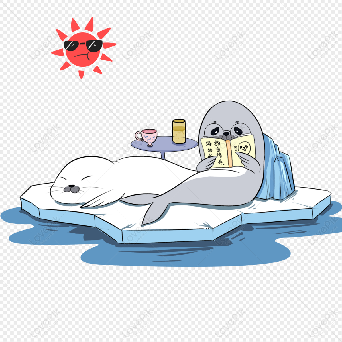 Download this Seals On Vacation, International Day Of Seals, Protection Of ...