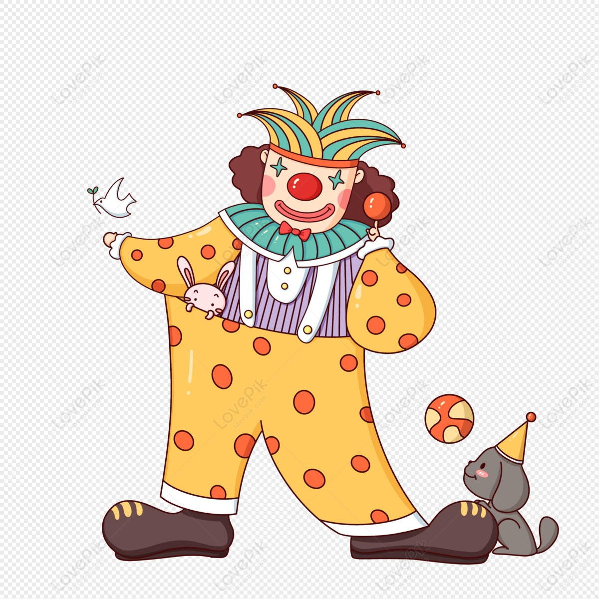 Show Clown PNG Transparent Background And Clipart Image For Free Download -  Lovepik | 401692690