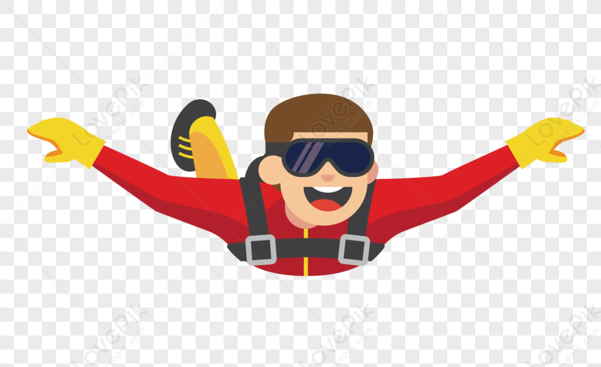 A Boy Flying High In The Air, Man Vector, Dark Man, Vector Yellow PNG ...