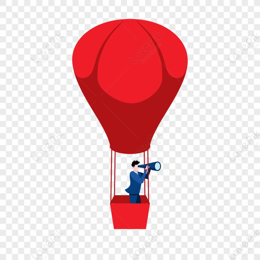 Hot Air Balloon Man PNG Picture And Clipart Image For Free Download Lovepik 400205055