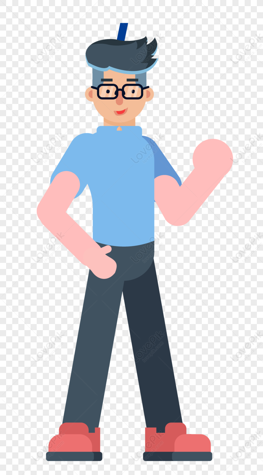 54 Youth Youth, Blue Man, Blue Light, Animated Cartoon PNG Transparent ...