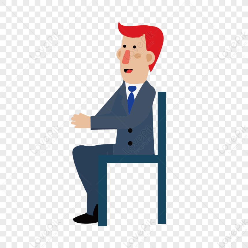 Человек сидит в кресле изображение_Фото номер 400255796_PNG Форматизображения_ru.lovepik.com