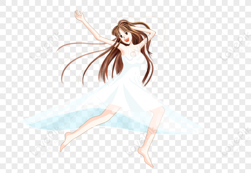 Cute Anime Girl Character Png PNG White Transparent And Clipart Image For  Free Download - Lovepik | 400257962