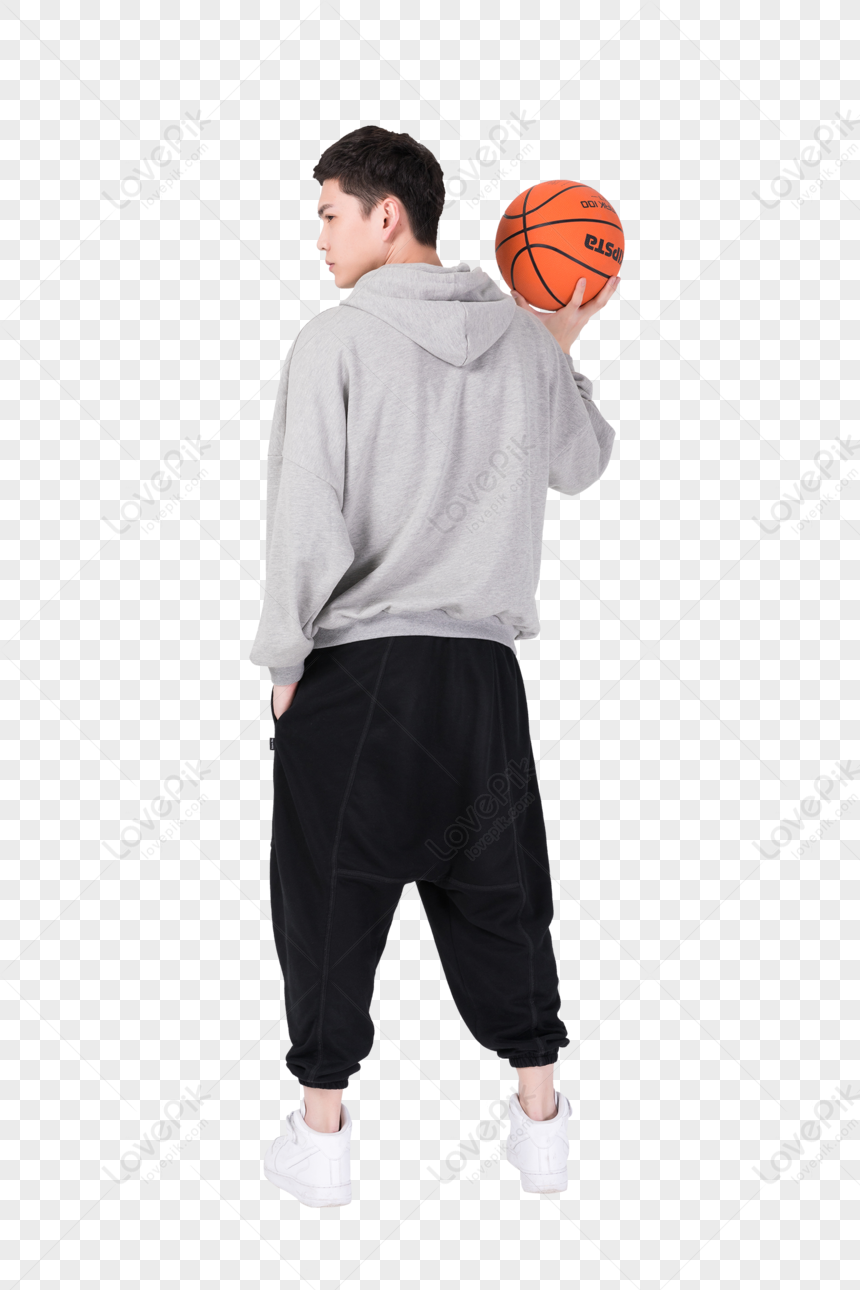 Jovem Bonito Segurando Uma Bola De Basquete PNG Imagens Gratuitas Para  Download - Lovepik