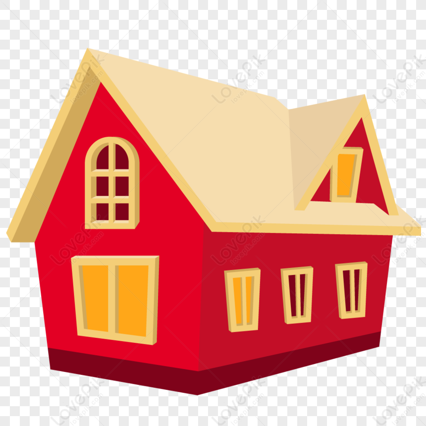 House, Dark Yellow, Red Yellow, Dark Red PNG Image Free Download And ...