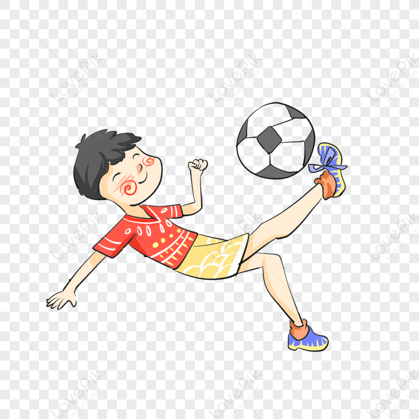 Kicking A Football Boy, Boy Girl, Boy Vector, Boy Soccer PNG Image And ...