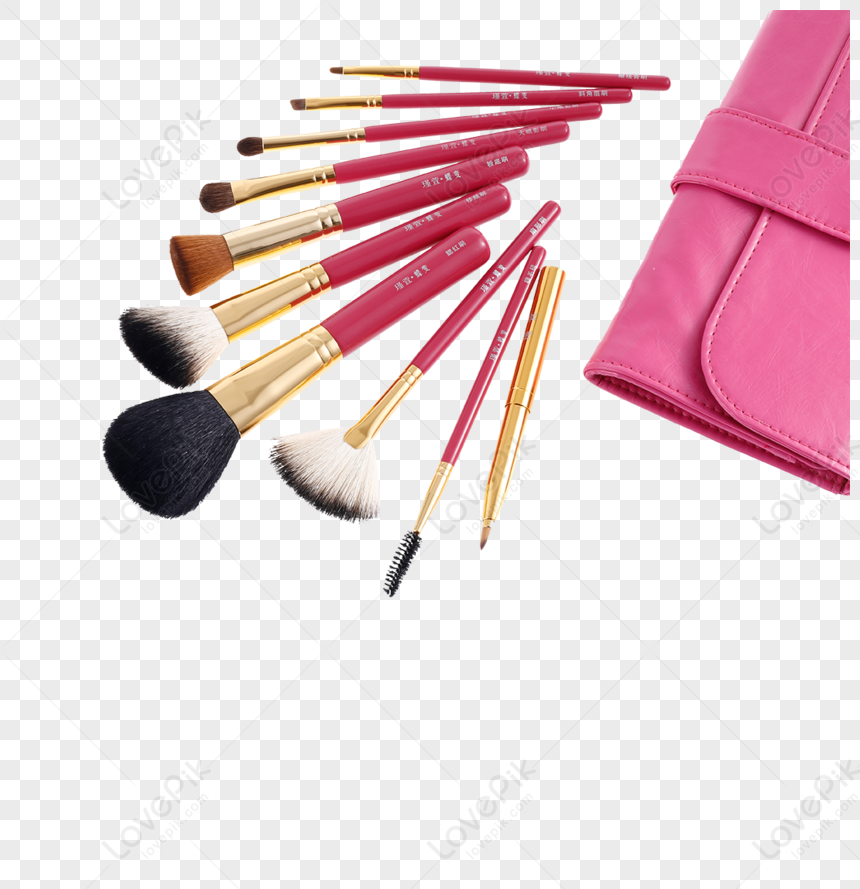 Make-up Brush, Brush Brushes, Brush Pink, Brush Set PNG White ...