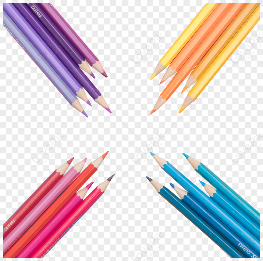 Pencil, Light Red, Color Light, Colorful Light PNG Free Download And ...