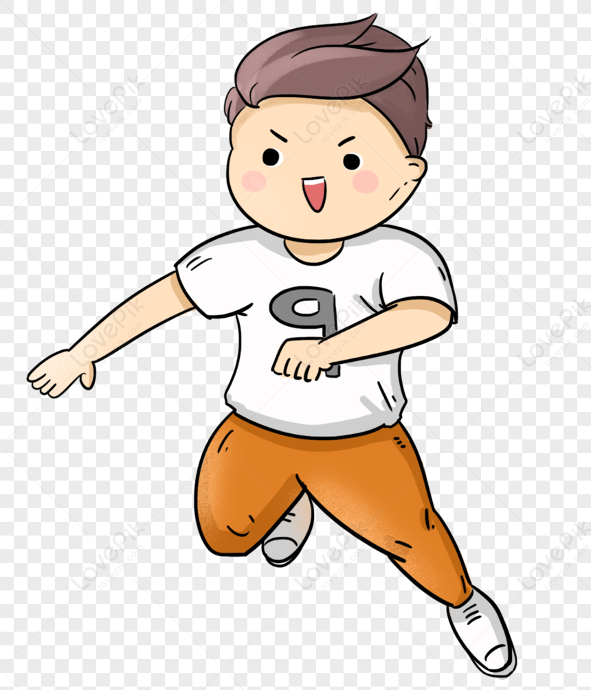 Running Boy PNG White Transparent And Clipart Image For Free Download ...