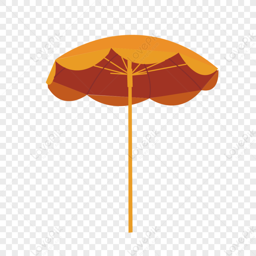 Sunshade, Dark Orange, Orange Umbrella, Transparent Umbrella PNG ...