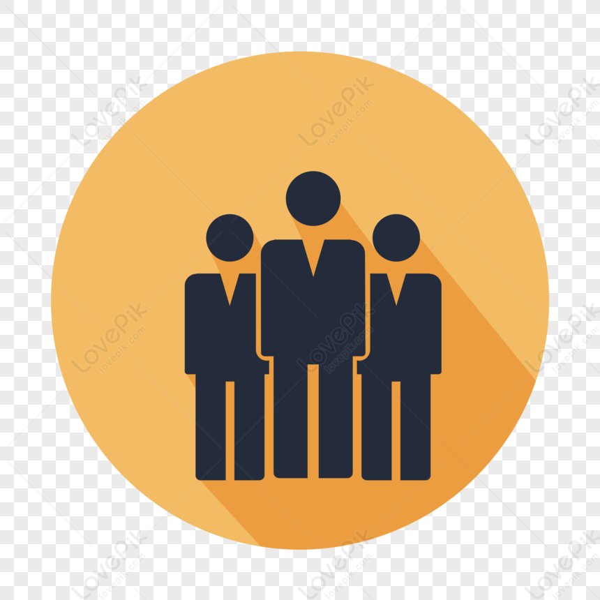 Vectorial Office Icons, Dark Yellow, Business People, Business Group ...