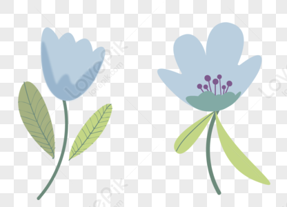 Flores Azules PNG Imágenes con Fondo Transparente | Descarga Gratuita en  Lovepik.com