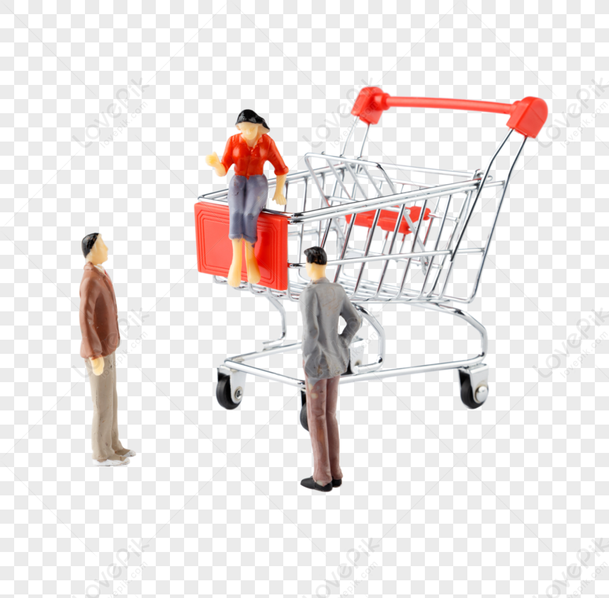 Cartoon Doll And Shopping Cart PNG Image Free Download And Clipart Image  For Free Download - Lovepik | 400310111