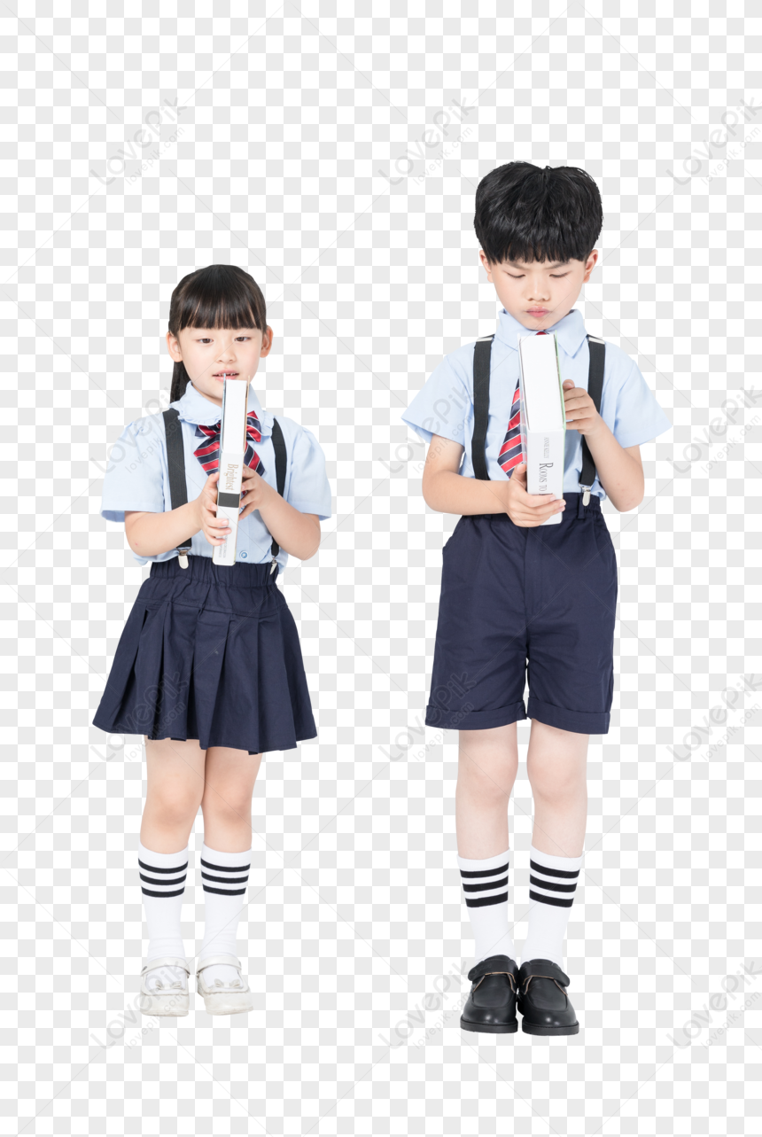 Children With Books Ready To Go To School Free PNG And Clipart Image ...