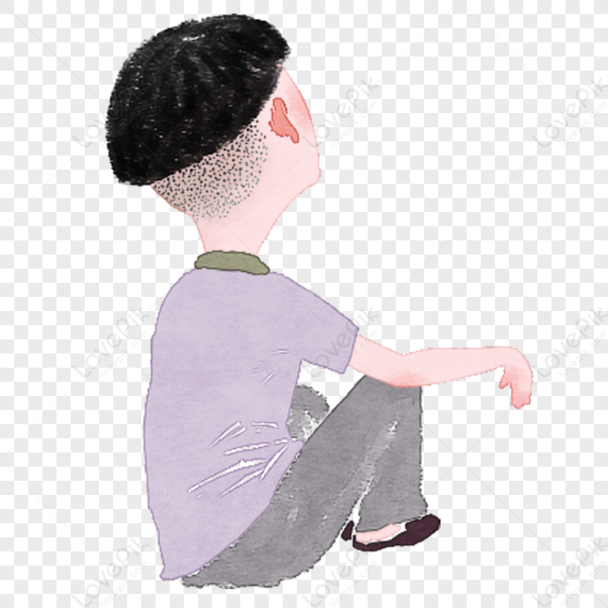 Hand Painted Animated Children Material PNG White Transparent And ...