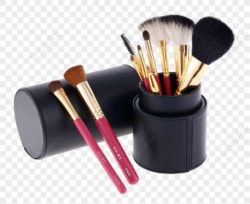 Make Up Brush Brush Set Black Brush Brush Brushes PNG Transparent