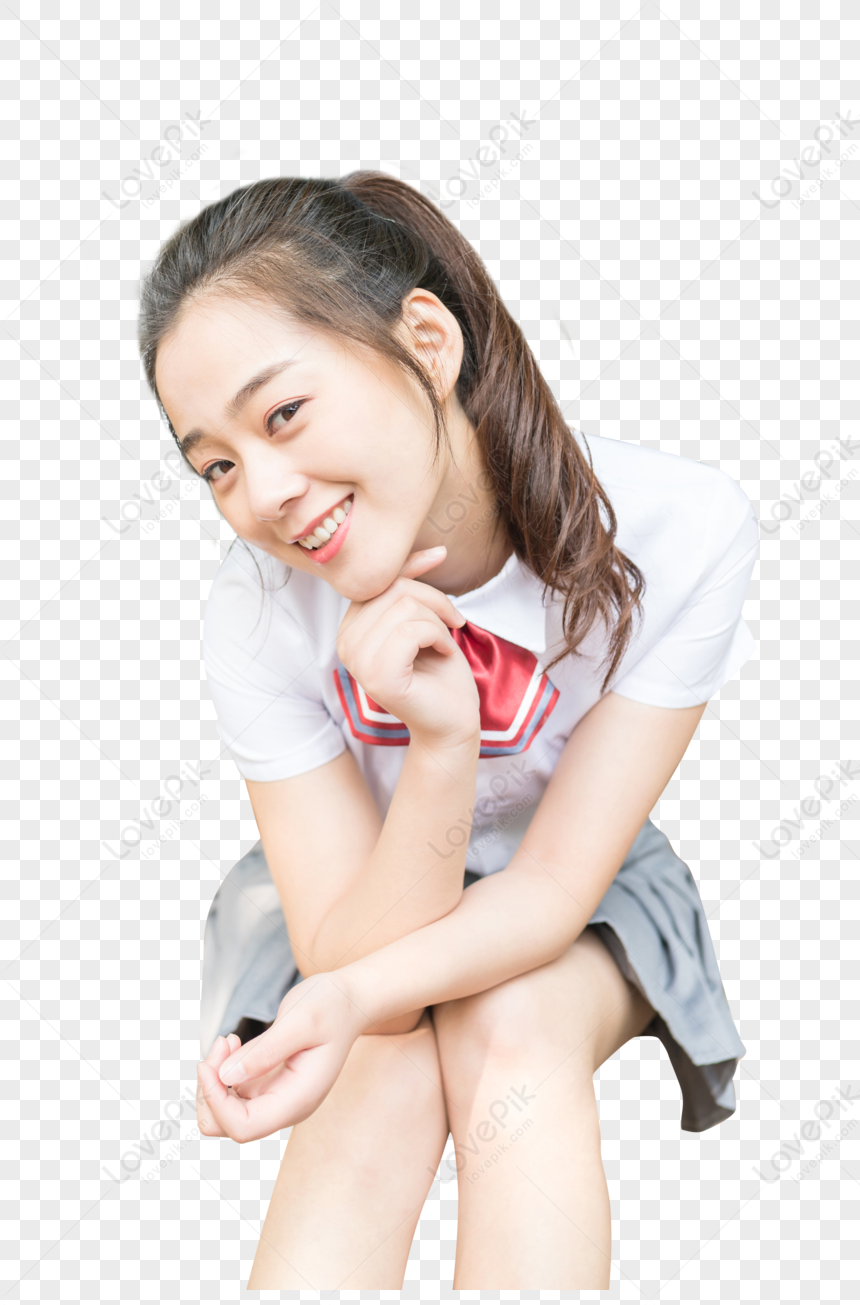 Campus College Girl PNG White Transparent And Clipart Image For Free ...