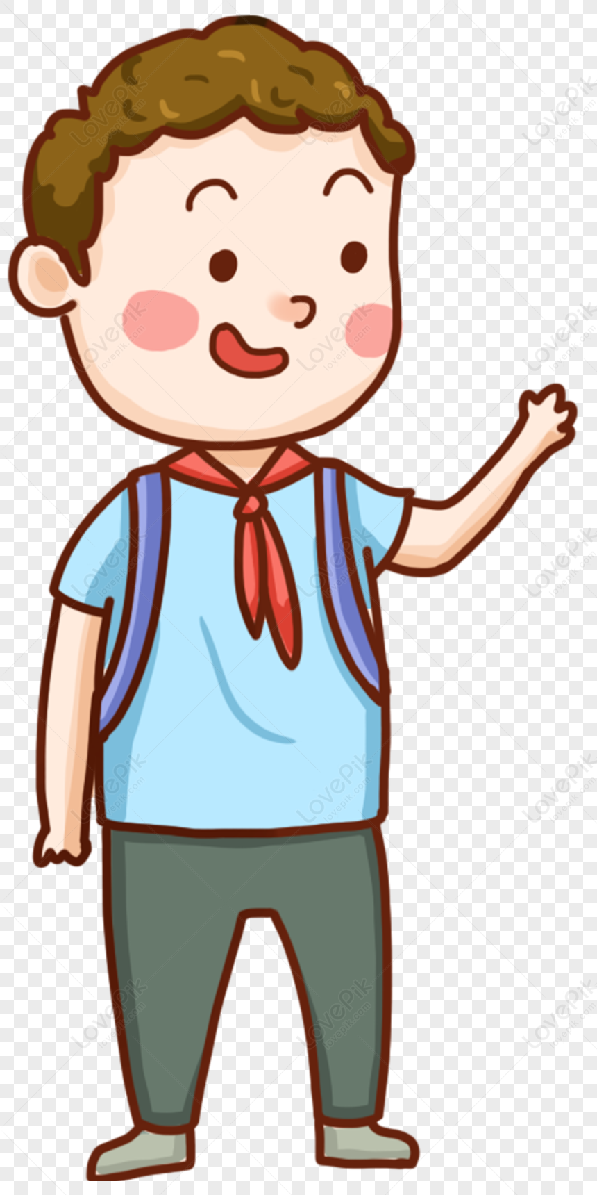 Cartoon Lively Children Illustration PNG White Transparent And Clipart ...