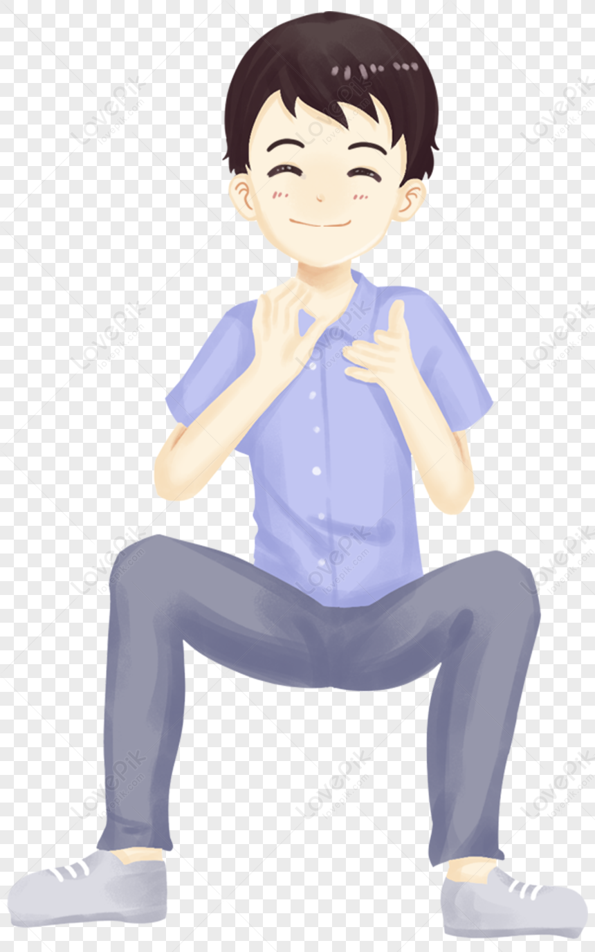 Clapping The Boys Posture PNG Free Download And Clipart Image For Free ...