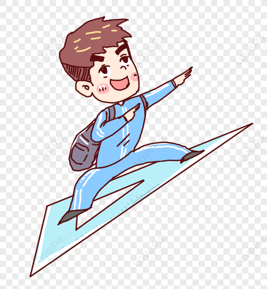 Flying Boy, Flying Man, Cartoon Character, Blue Man PNG Transparent ...