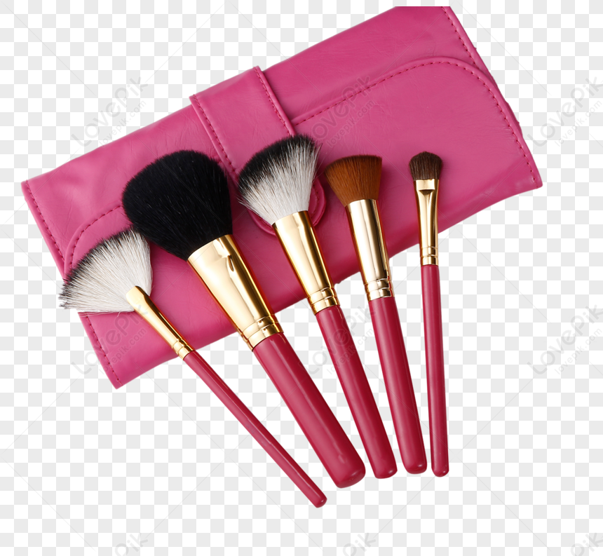 Make Up Brush Brush Brushes Brush Set Brush Pink Png Hd Transparent Image And Clipart Image