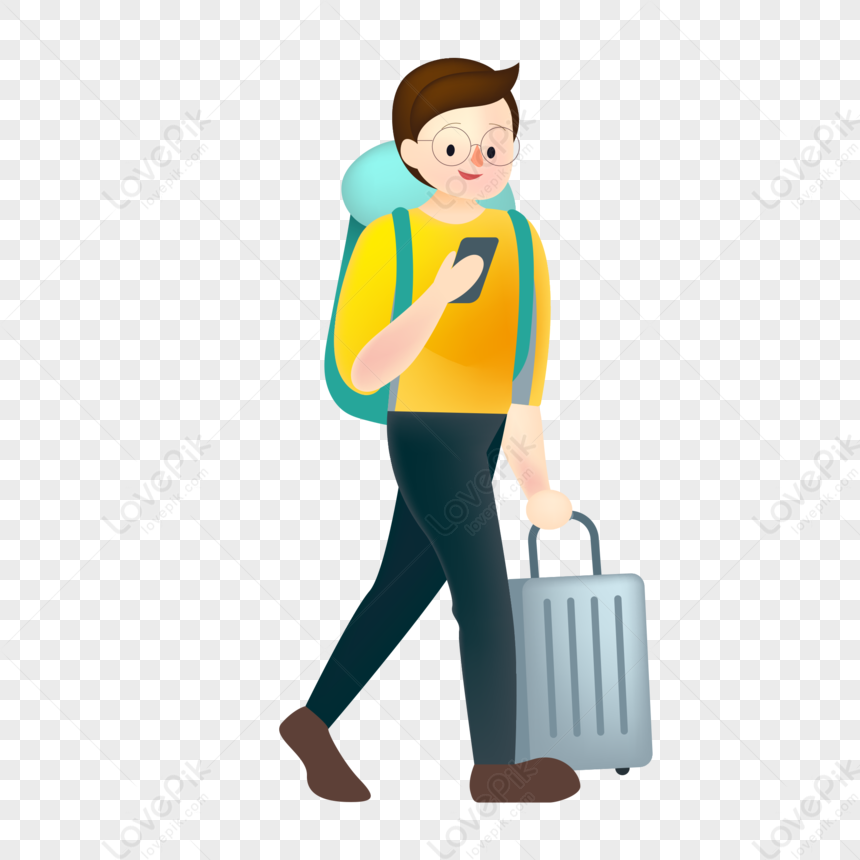 Travel, Backpack Travel, Suitcase Travel, Cartoon Travel PNG Free ...