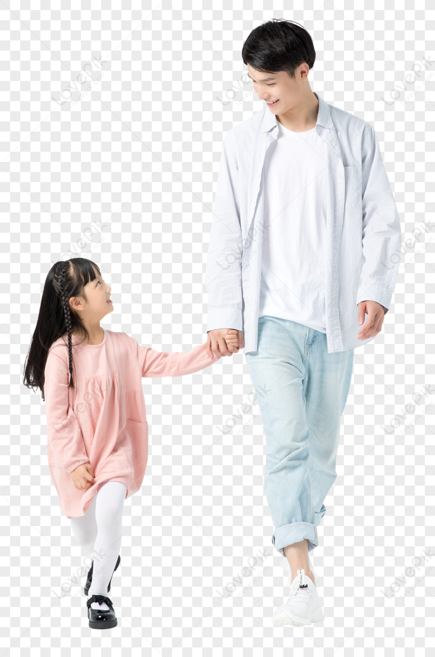 Padre E Hija Padre Hijo Caminan De La Mano PNG Imágenes Gratis - Lovepik