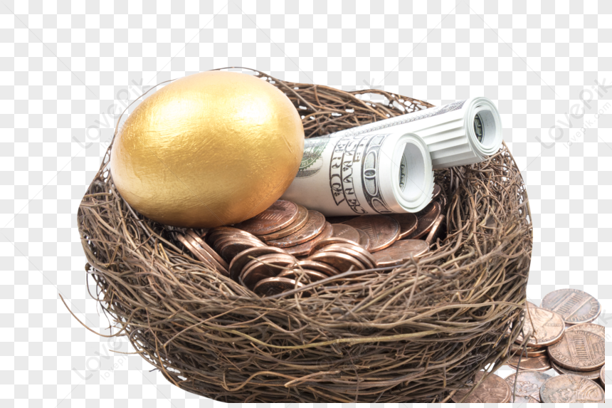 Golden Eggs In Birds Nest PNG Transparent And Clipart Image For Free  Download - Lovepik