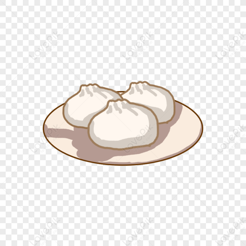 A Dish Of Baozi PNG Image And Clipart Image For Free Download - Lovepik ...