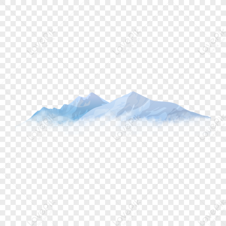 Distant Mountain, Blue Mountain, Mountain Mountains, Mountain Water PNG ...