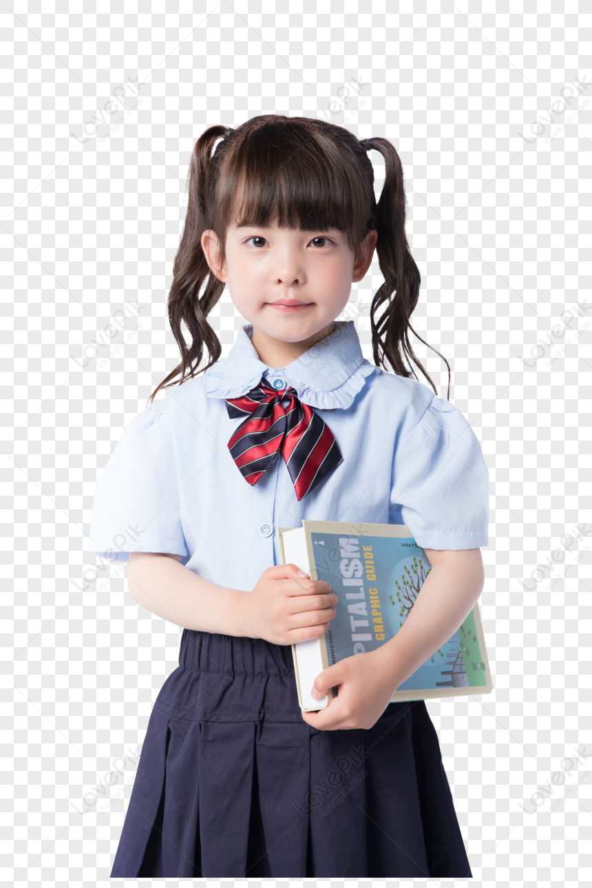 Educational Image Of Children And Girls Hand Held Book Learning ...