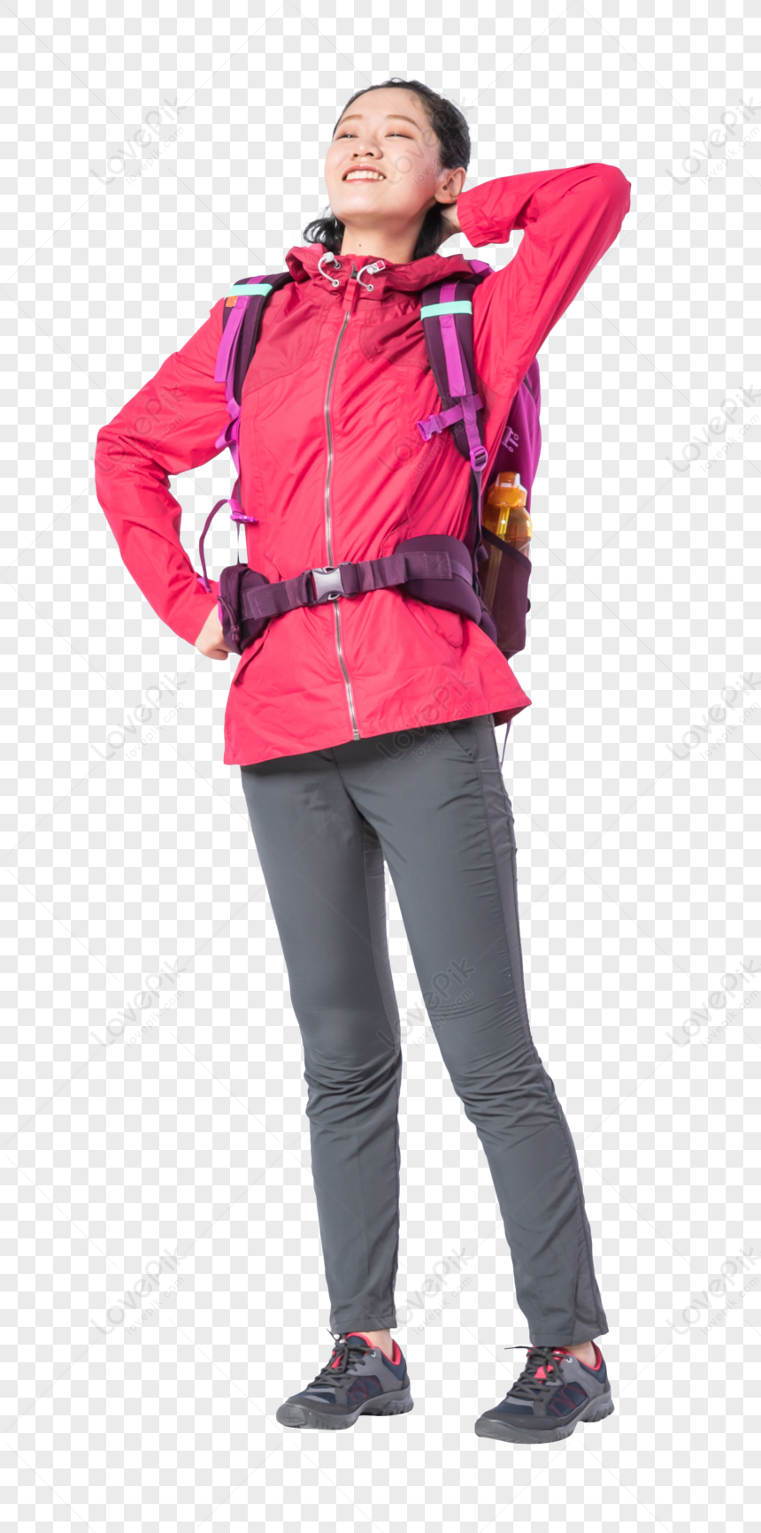 Hiking Young Women PNG Transparent Image And Clipart Image For Free ...