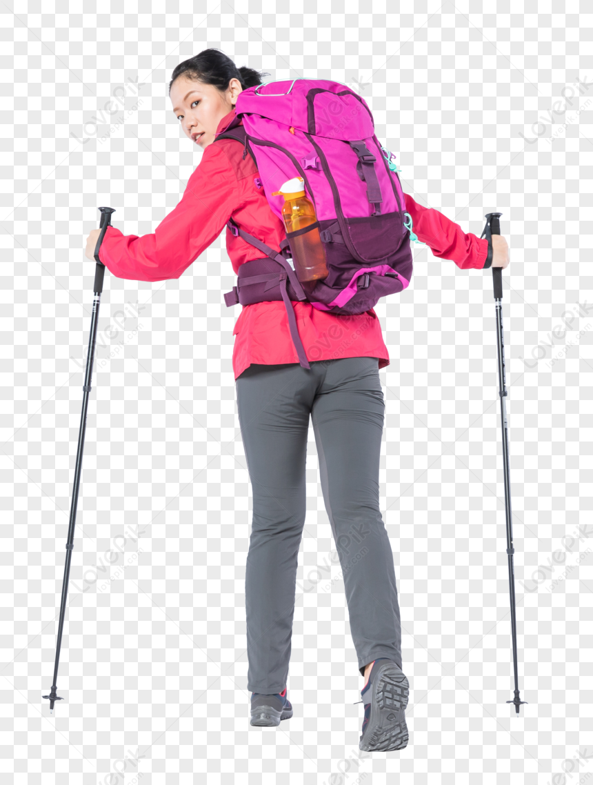 Hiking Youth Female Back, Dark Pink, Dark Light, Backpack Woman Free ...
